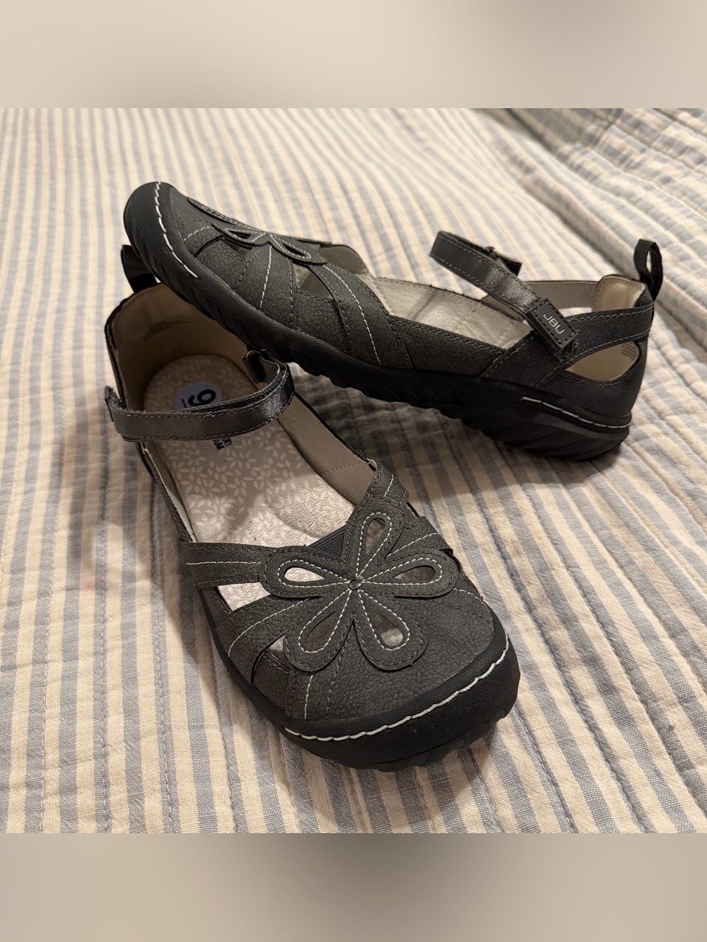 JBU by Jambu Women's Magnolia Mary Jane Gray Size 9